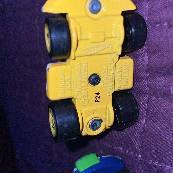 All3 Mario Luigi Princess Peach HOT WHEELS metal Mario kart 2018 Nintendo Matell - Picture 8 of 10